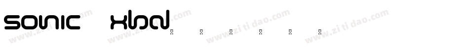 sonic xbd字体转换